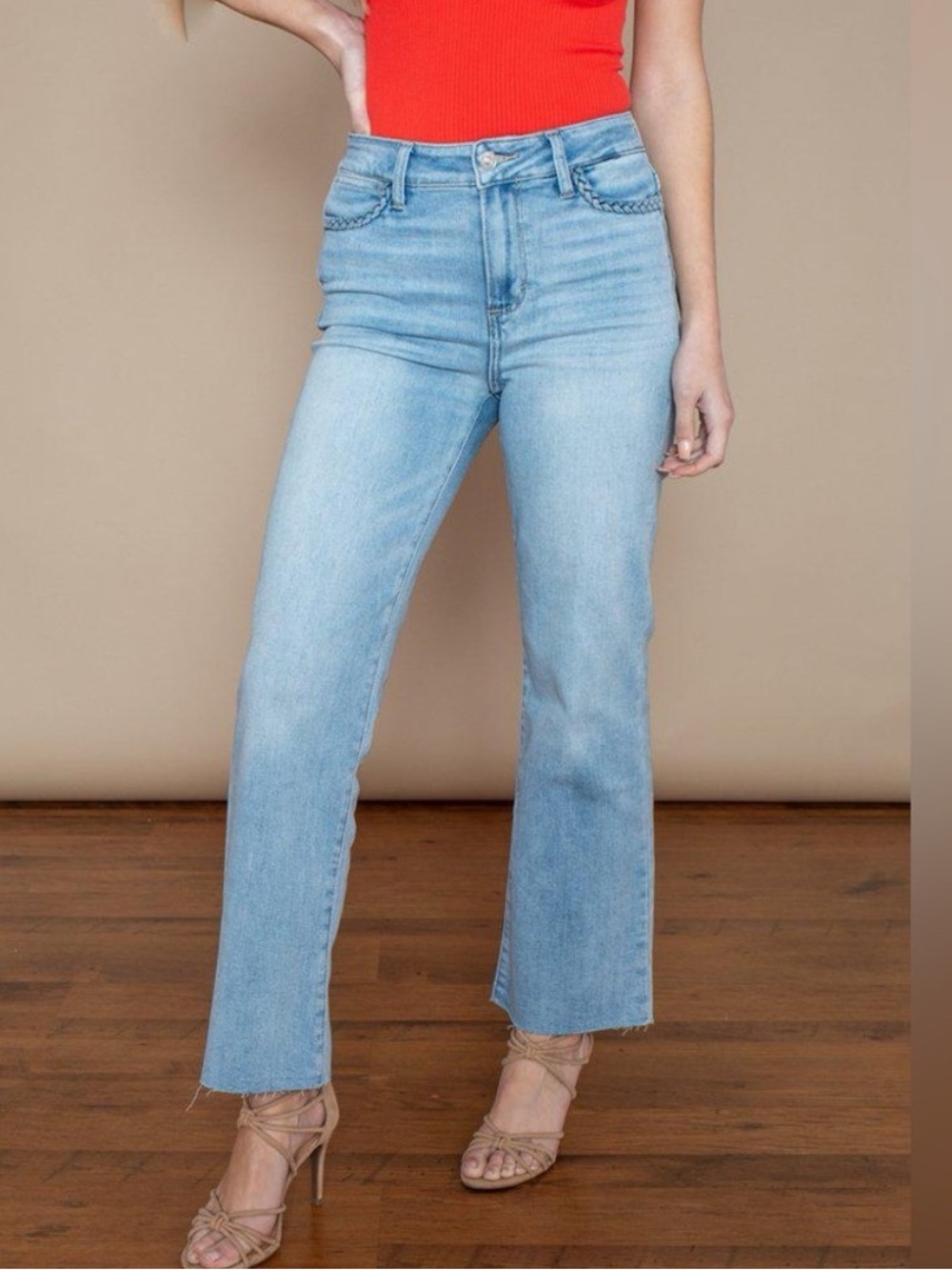 Paige Atley Ankle Flair Jeans 26